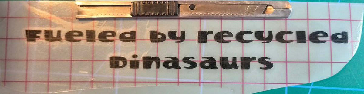 Recycled u billede Klistermærke