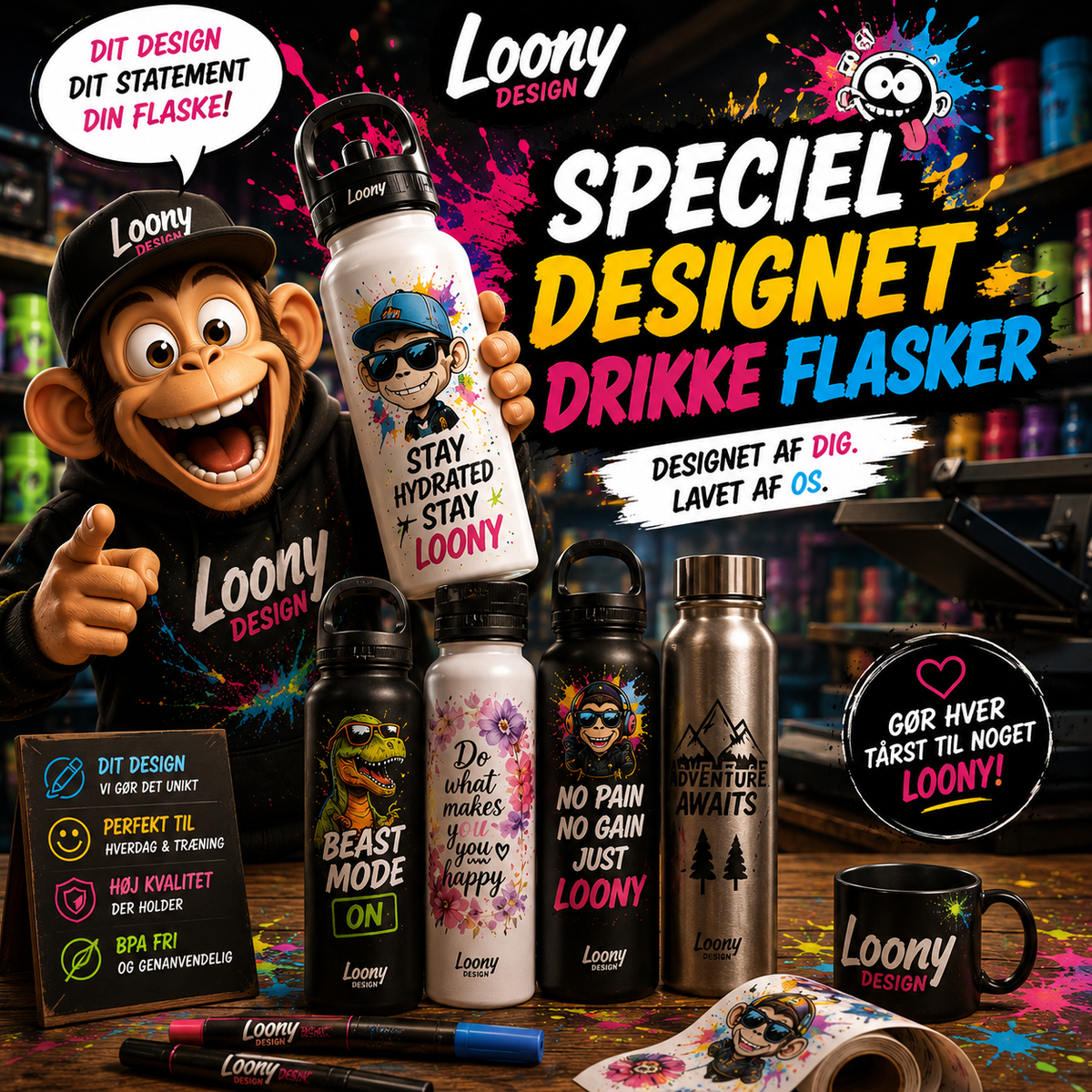 Drikke dunke og Flasker